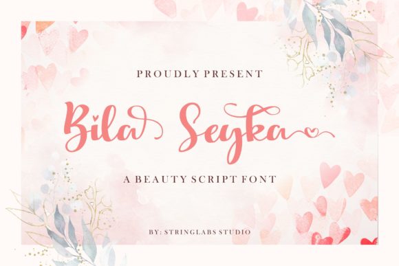 Bila Seyka: A Script Font for Digital Design