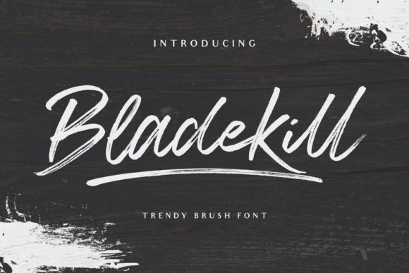 Bladekill: A Handwritten Font for Bold Branding