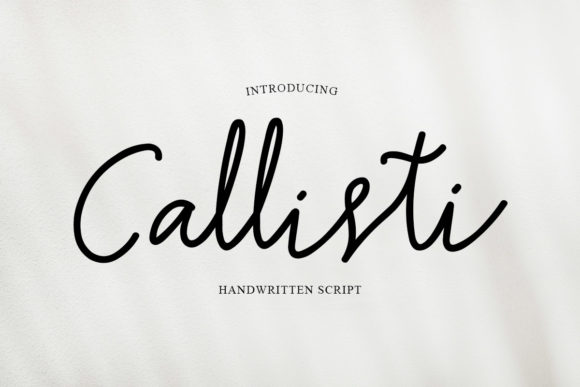 Callisti: The Handwritten Font That Elevates Brand Identity