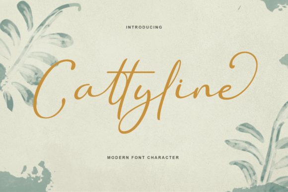 Cattyline: A Handwritten Typeface for Editorial Warmth
