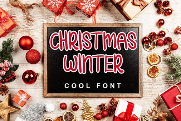 Christmas Winter: A Handwritten Font for Modern Editorial Design