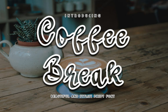 Coffee Break Font for Editorial Design