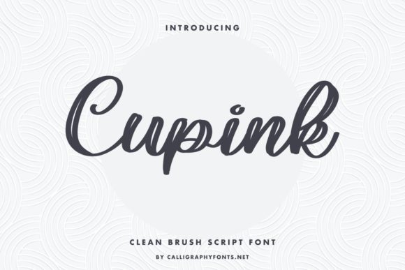 Cupink Font: Elevating Web Design with Textured Calligraphy