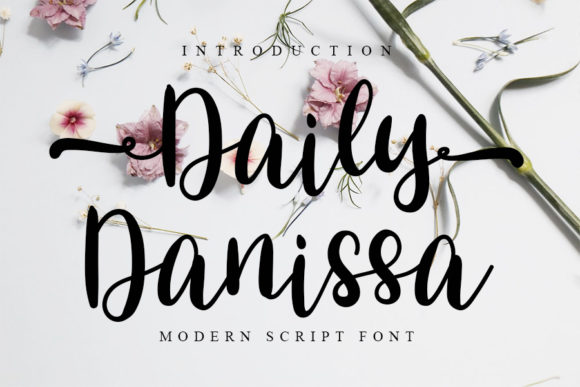 Daily Danissa: The Bold Script Font for Crafters