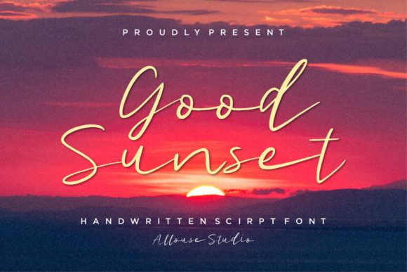 Good Sunset: A Handwritten Font for Modern Brands