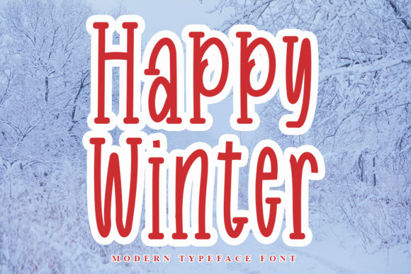 Happy Winter Font: A Warm Choice for Branding