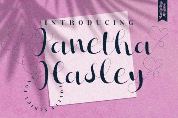 Janetha Hasley: A Sweet Script Font for Makers