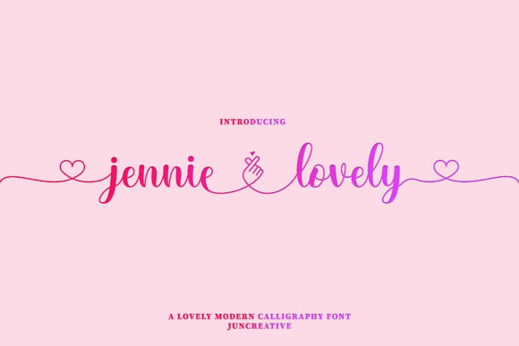 Jennie Lovely: A Handwritten Font for Editorial Design