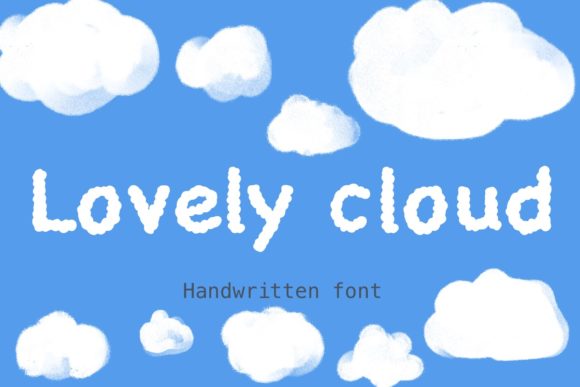 Lovely Cloud Font Review: A Sweet Handwritten Typeface