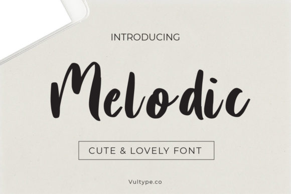 Melodic: A Bold Script Font for Editorial Design