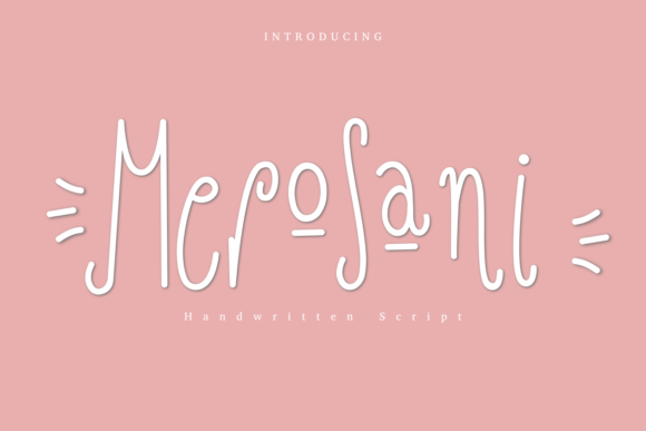 Merosani: A Handwritten Font for Branding