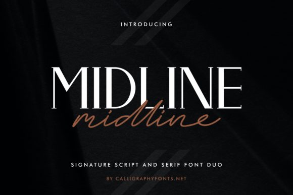 Midline Typeface: A Designer’s Guide to Bold Script & Serif Pairing