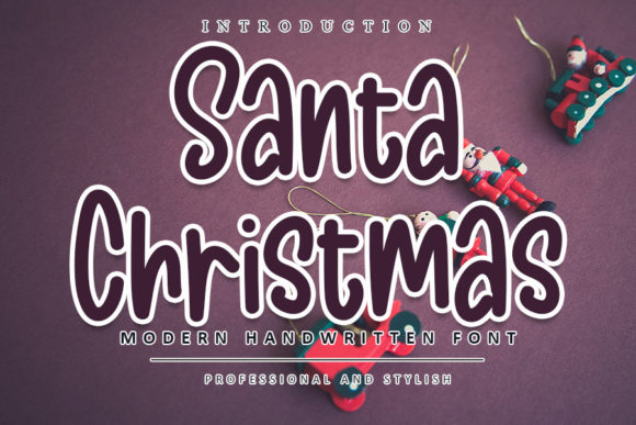 Santa Christmas Font: A Festive Typeface for Editorial Design