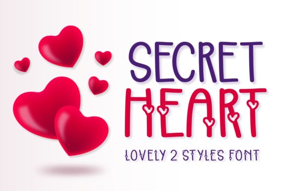 Secret Heart Font: Elevate Your Campaign Visuals