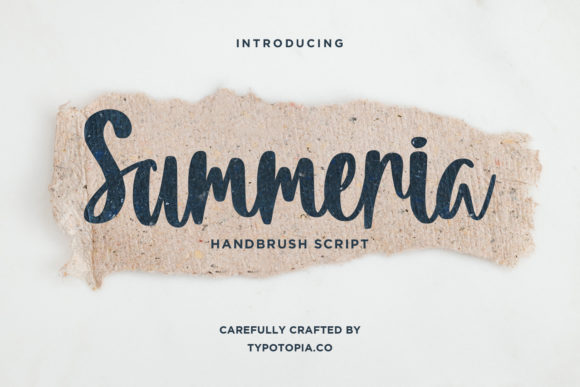Summeria: A Handwritten Font for Makers