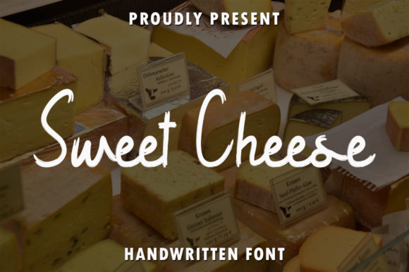 Sweet Cheese: A Handwritten Font for Editorial Design