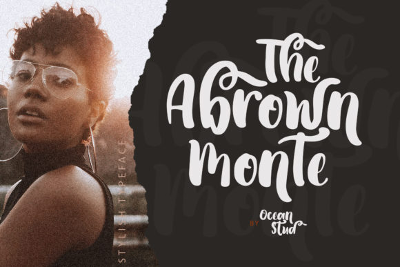 The Abrown Monte Typeface for Elegant Branding