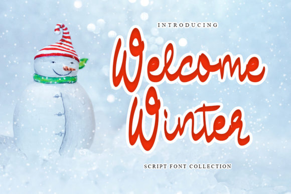 Welcome Winter: A Handwritten Font for Digital Design