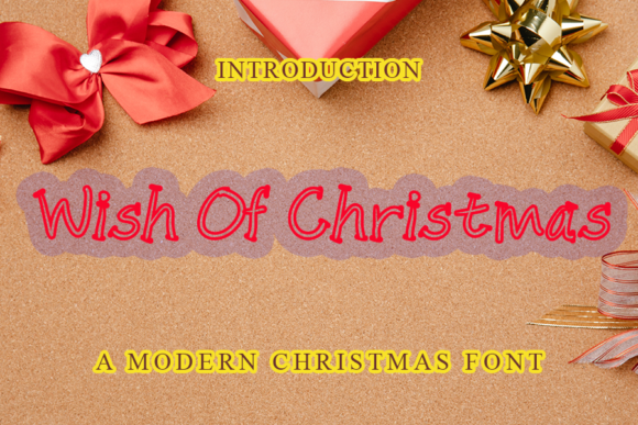 Wish of Christmas Font for Festive Campaigns